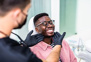 Patient in Arcadia smiling after teeth whitening treatment