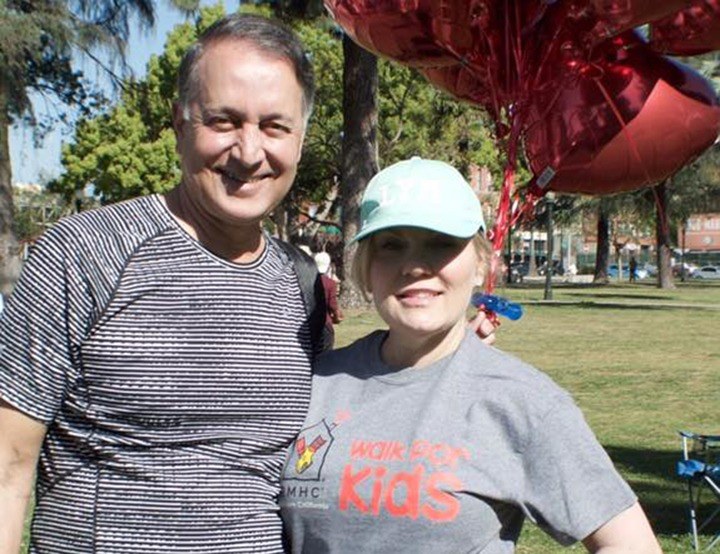 Dr. Canzoneri and team member at Walk for Kids