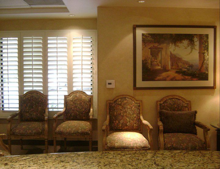 Comfortable seating area